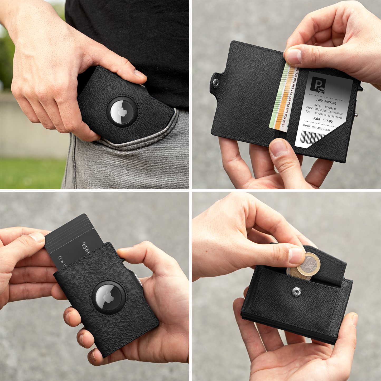 Slim Wallet ZANI AirTag
