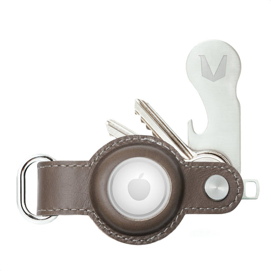 Schlüsseletui Airgonizer aus Leder mit Platz für AirTag